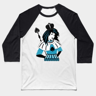 Lady of Spades Baseball T-Shirt